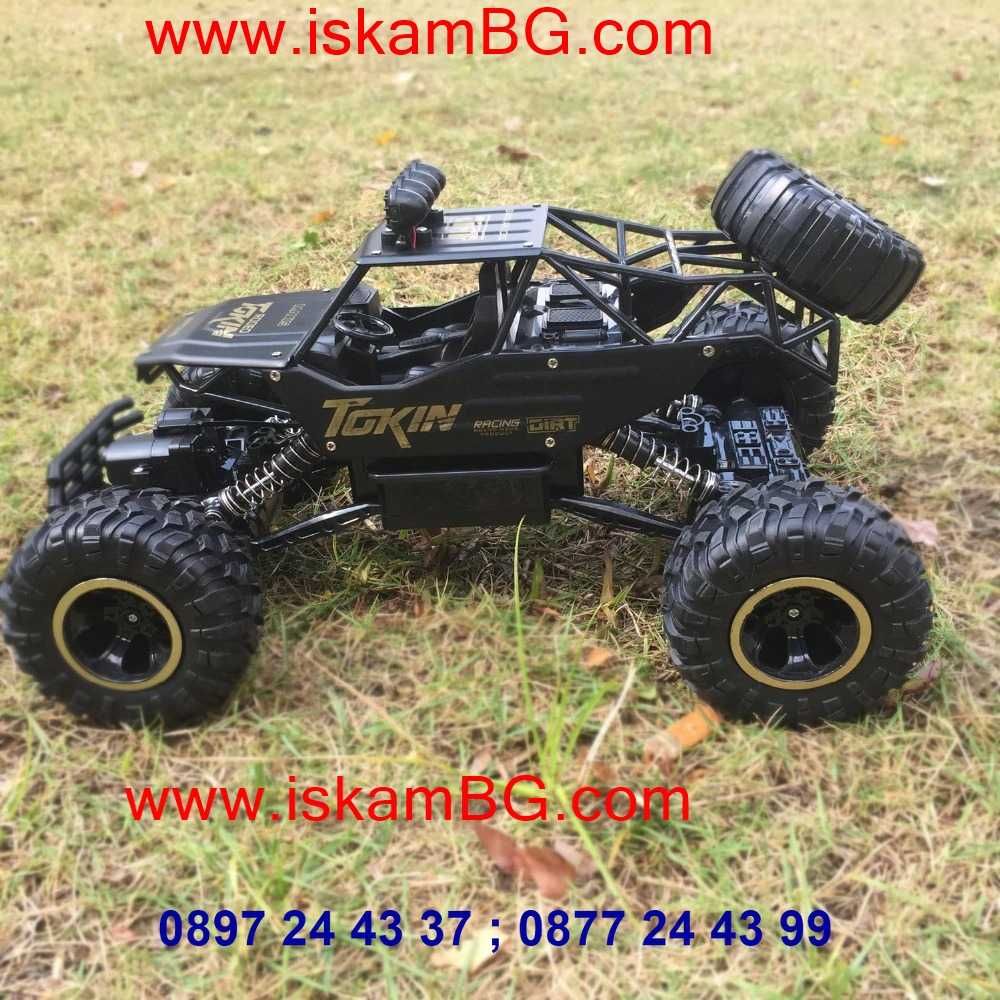 ГОЛЯМ ДЖИП с дистанционно - Детска количка ROCK CRAWLER 4Wd 1:12