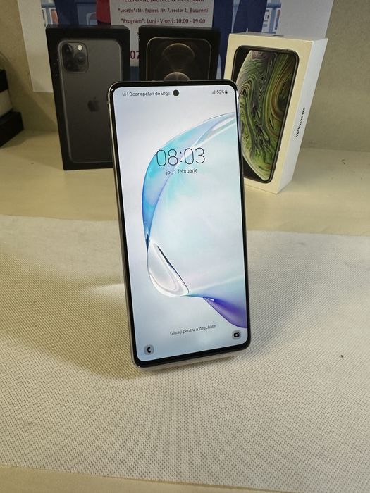 Samsung note 10 lite / 128 gb / garantie / cadou folie de sticla