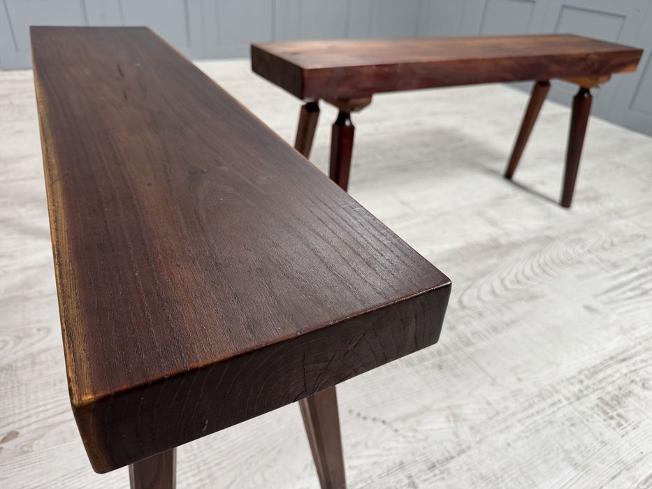 Рустикални, пейки масив орех У017