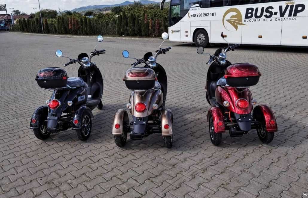 Tuk tuk Thor Spyder electric triciclu 800 W fara permis Agramix
