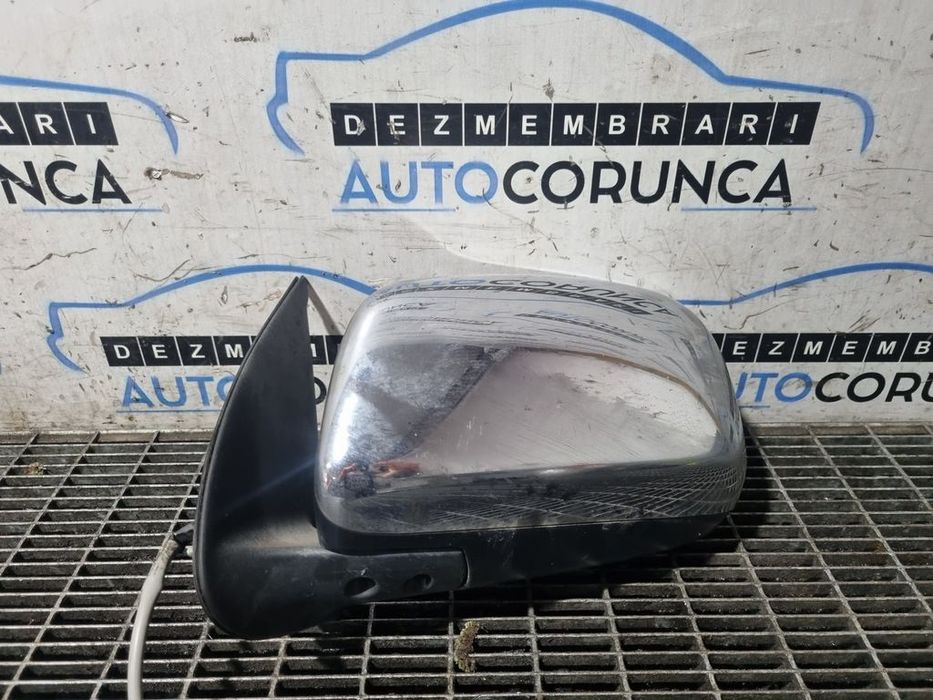 Oglinda stanga Toyota Hilux 2010 - 2015 4 Usi Silver Metalizat 1C0 (1302) Fara rabatare