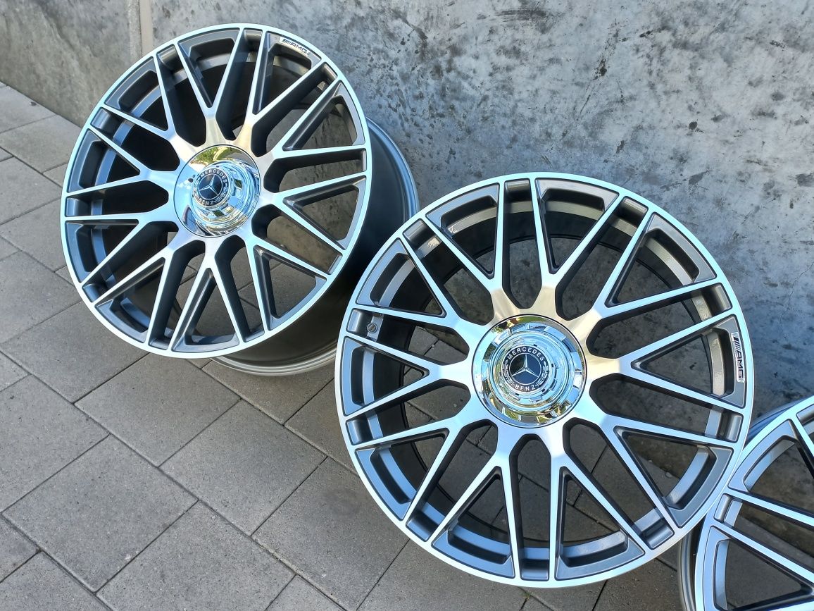 20.Mercedes ///AMG 8.5j et45 9.5j et40 Sport Paket Gunmetal Full Polis