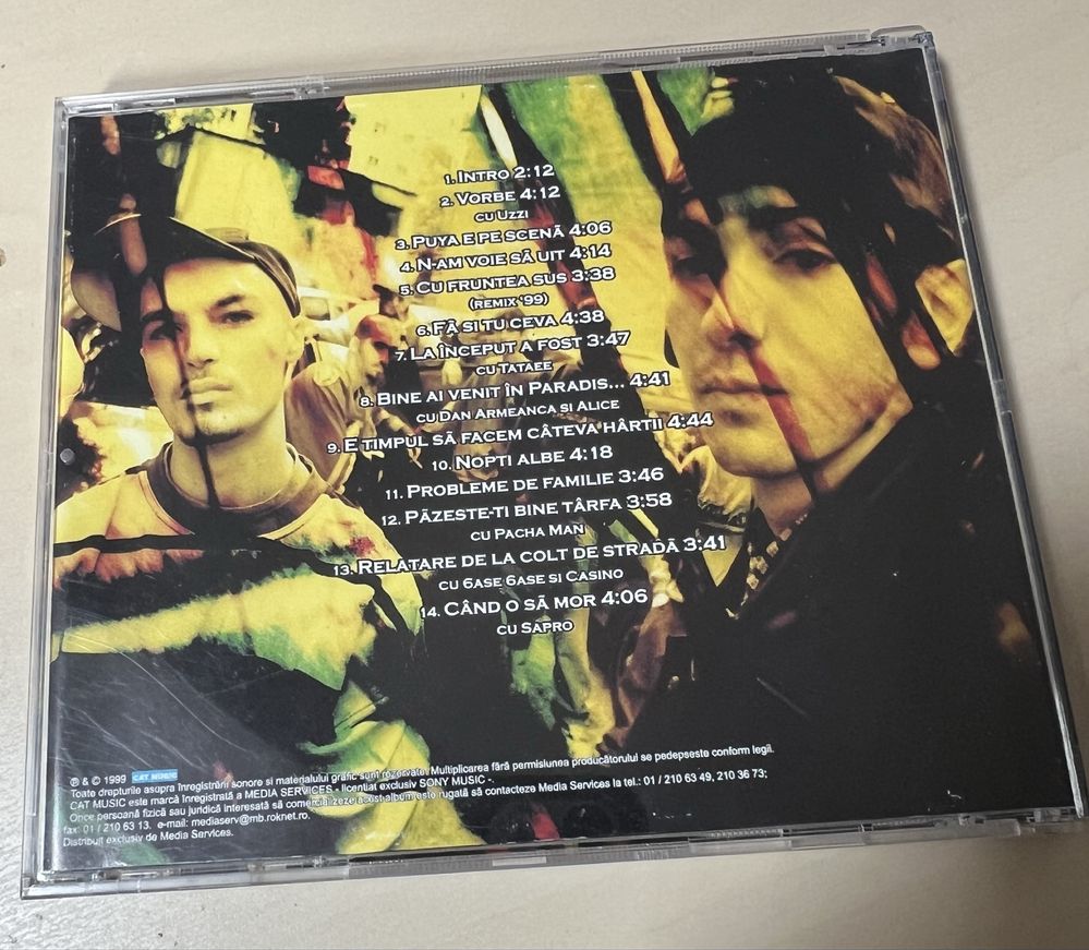 La Familia - Bine ai venit in paradis CD rap hip hop romanesc