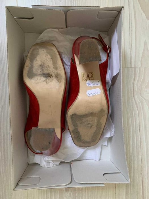 Vand pantofi eleganti, dama, rosii, marimea 35