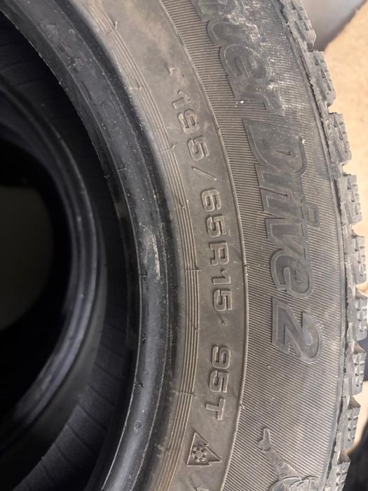 Баллон 15 зимний 195 65 дөңгелек қыстық