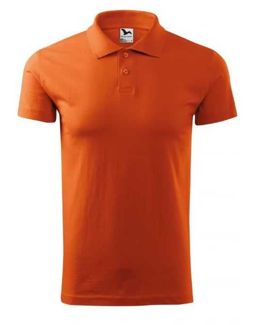Tricou polo pentru barbati Single J., portocaliu, marime S - 50 lei