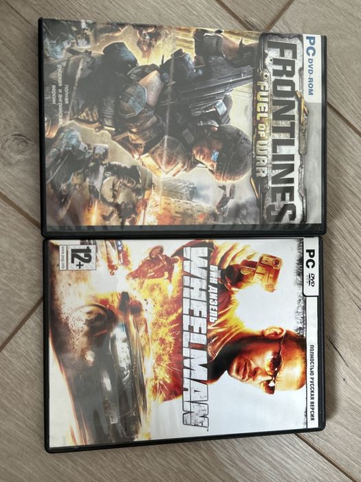 DVD игры «Frontlines: Fuel of War» и «Wheelman»