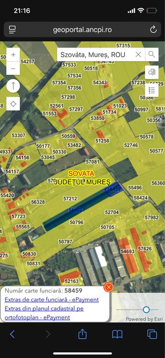 Teren de vanzare in Sovata