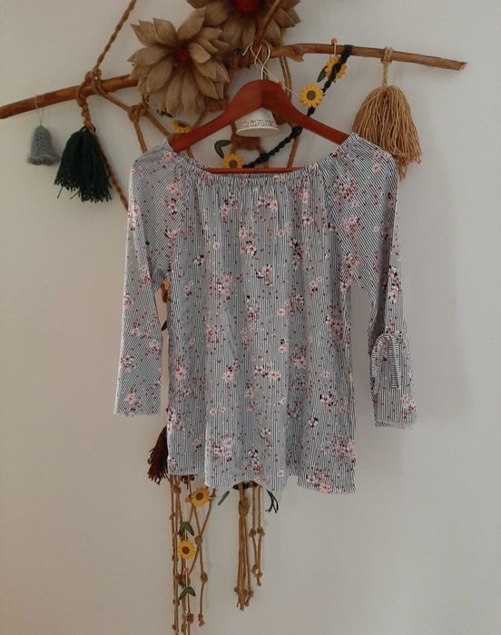 Bluză nouă din bumbac, mărimea s