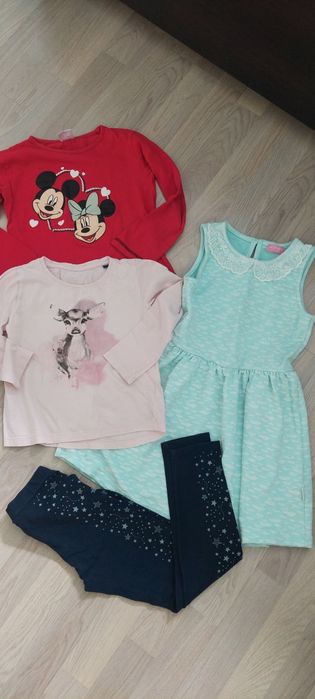 Tom Tailor, LC Waikiki, Disney лот рокля, блузи, клин 116-122 см, 6-7г