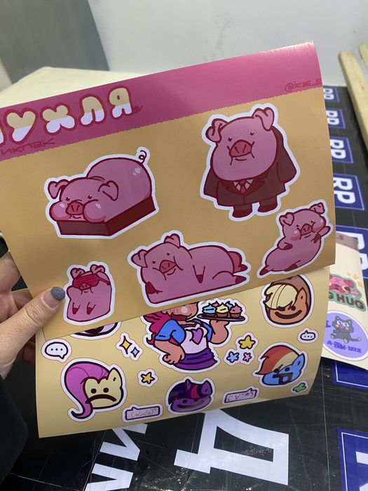 Стикерпаки на заказ, наклейки
