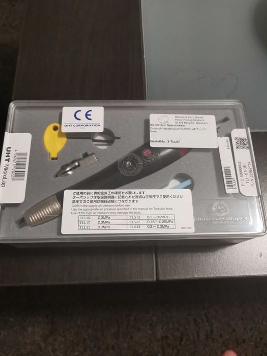 Turbo lap TLL-07 Aparat pneumatic de pilire, lustrire, slefuire