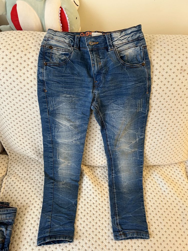 Дънки и джинси slim fit тесни - Okaidi, Zara 128 -134 см. 8 години