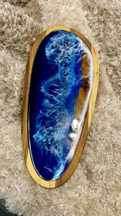 Tocătoare din lemn și rășină eposidrica