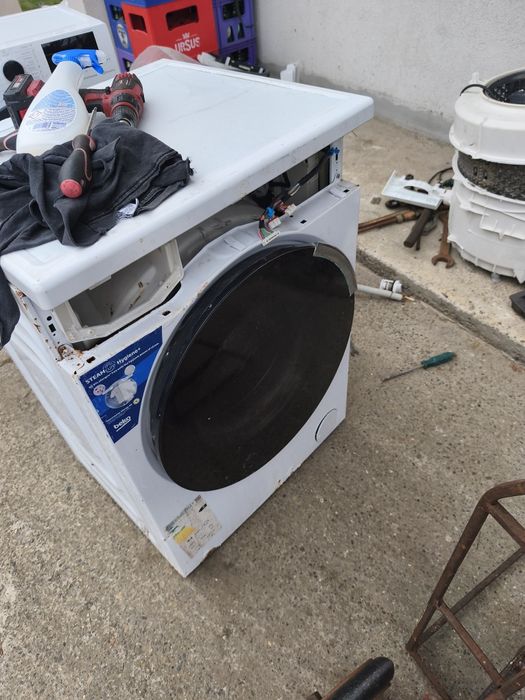 Plaacă electr,burduf,mașină de spălat rufe Beko,wTV9744, Arctic