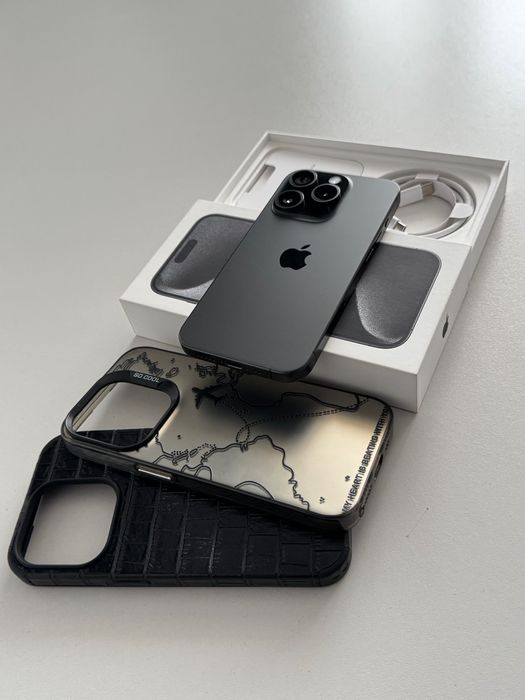 iPhone 15 Pro 256GB Black Titanium