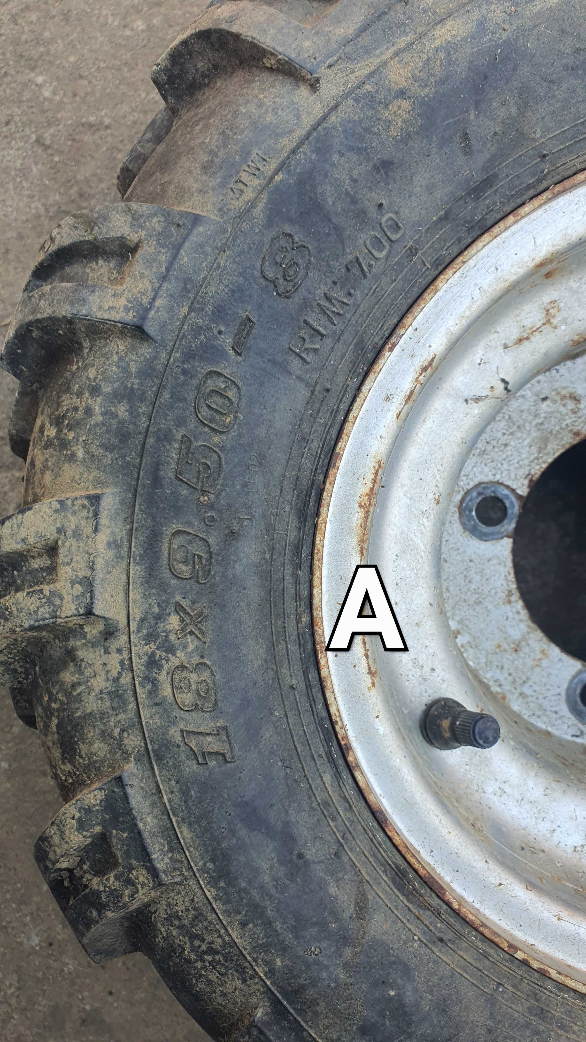 SET 2 BUC-Atv-18x9.50-8    19x7-8 Jante Anvelope Roți Cauciuc ATV-Quad