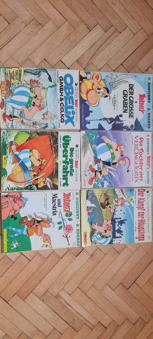 Set carti benzi desenate Asterix si Obelix in limba germana