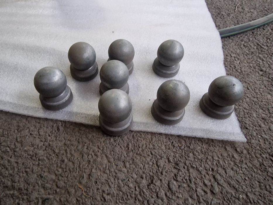 Кованый наконечник круглый с шаром 8 шт