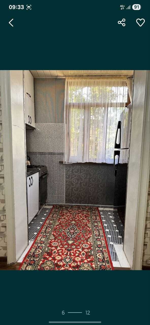 Продаю СВОЮ квартиру Мирабадский рн 2/2/4 НЕ ТОРЦЕВАЯ Чистая