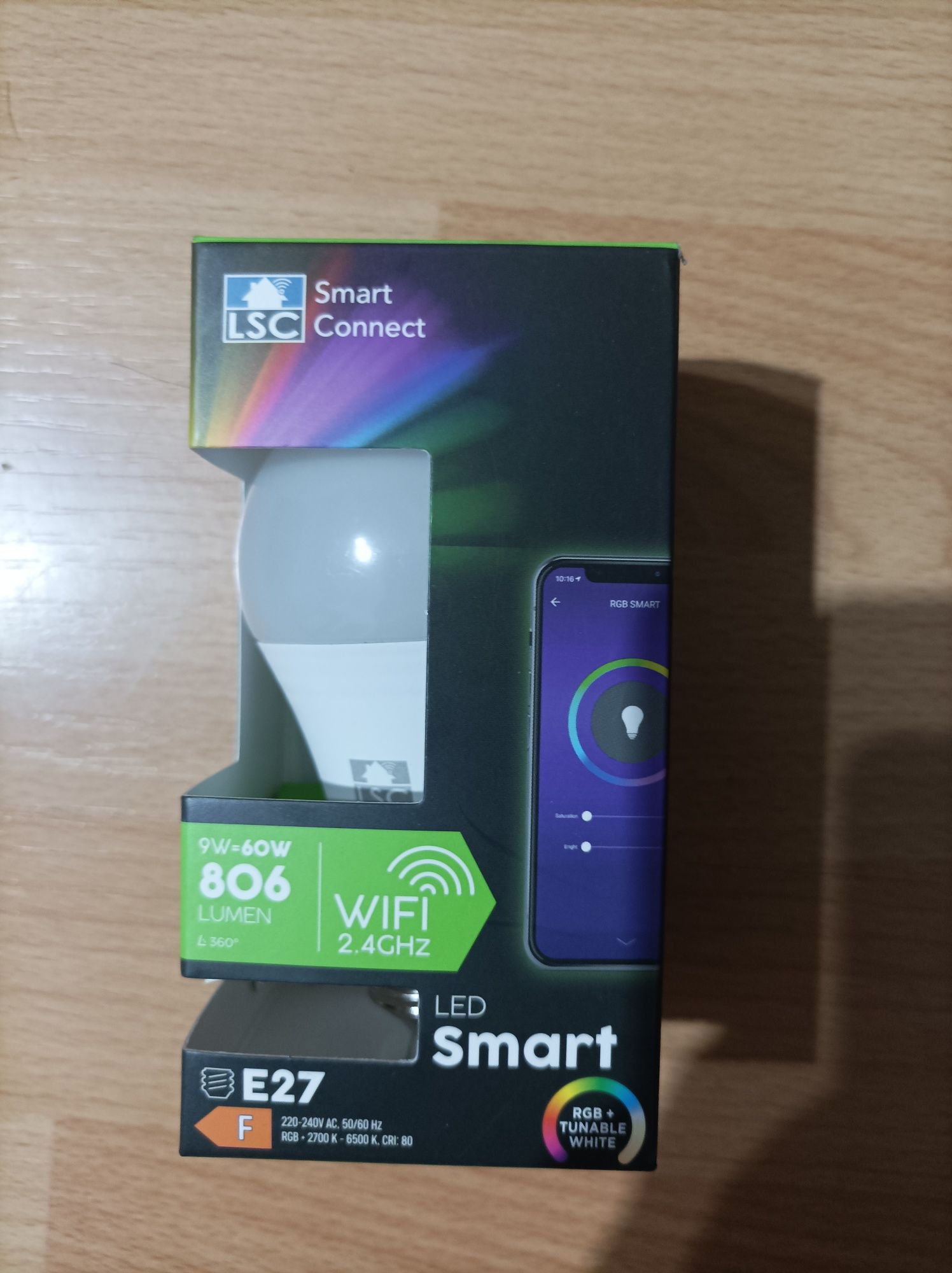 LSC Smart RGB Connect интелигентна многоцветна LED крушка