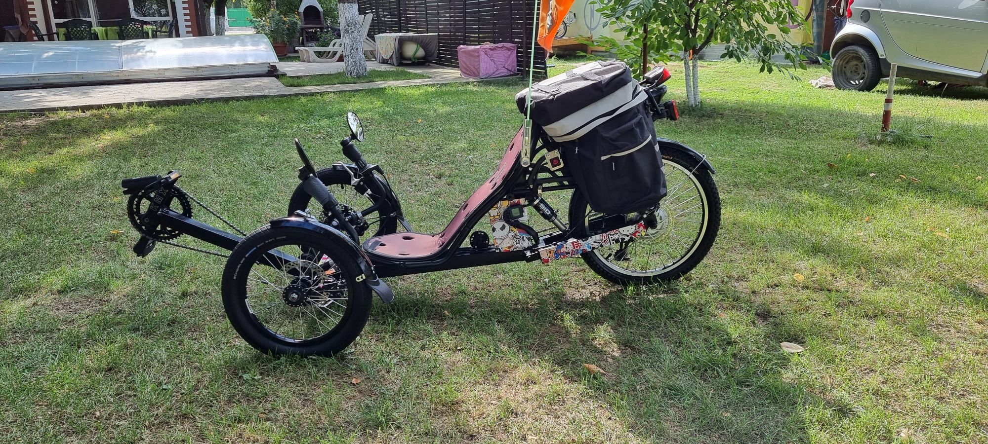 Vand bicicleta  electrica cu 3 roti originala Germania-trike electric