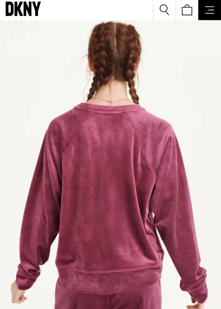 Кофта свитшот пуловер DKNY