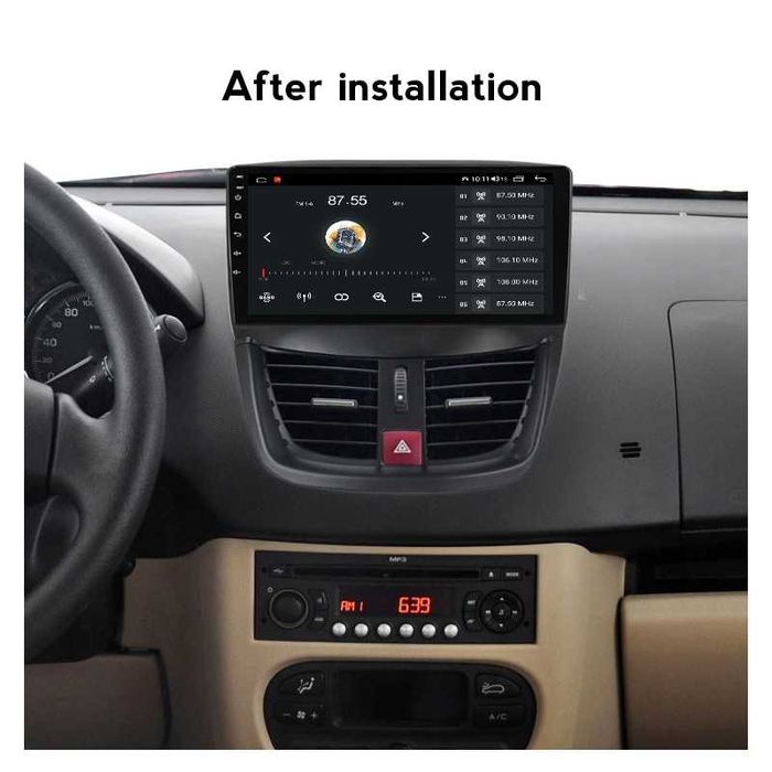 Navigatie Peugeot 207, 2006-2015, Android 14, 9INCH, 4GB RAM/64GB ROM
