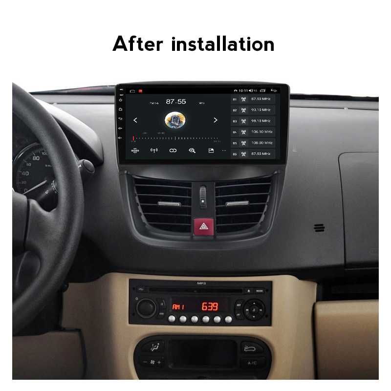 Navigatie Peugeot 207, 2006-2015, NAVI-IT,Android 13, 9INCH, 2GB RAM