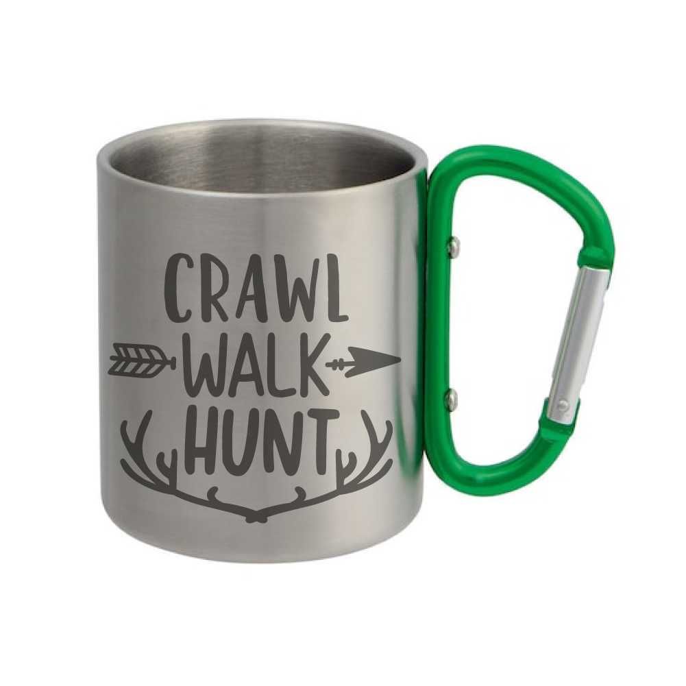 Cana Cadou Personalizata pentru Copii - Crawl Walk Hunt