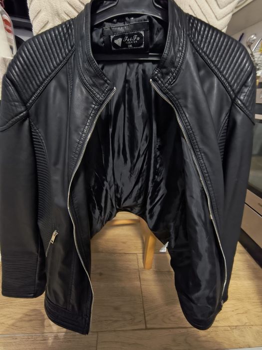 Кожено яке ново 3XL, 50лева, изкуствена кожа дамско.