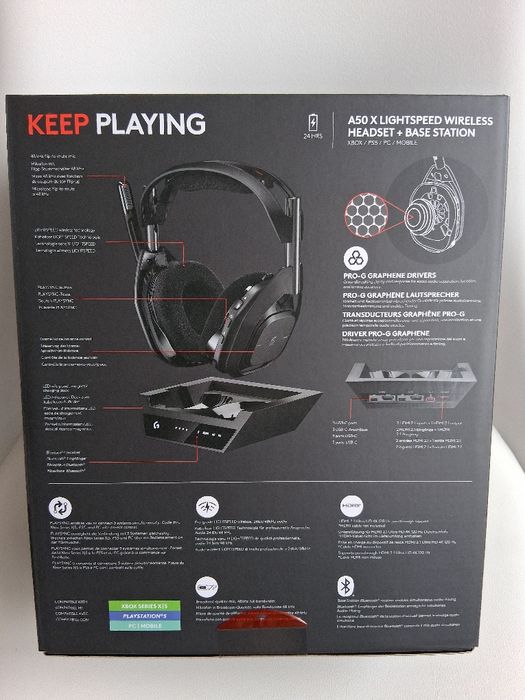 Nou:Casti gaming Logitech Astro A50X wireless lightspeed PC/PS5/Xbox