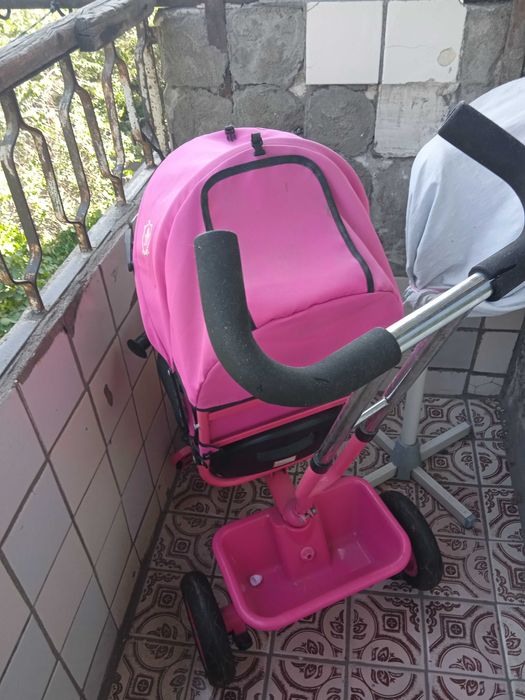 Детский велосипед коляска