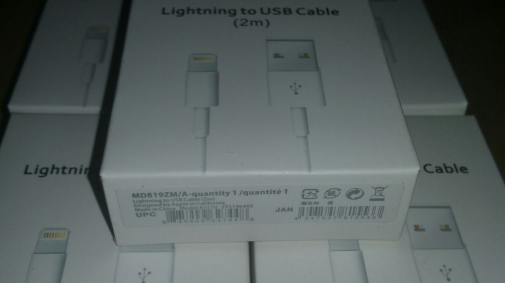 Cablu original Apple lightning 1M iPad iPhone 5 SE 6 7 8 X Xs XR 11