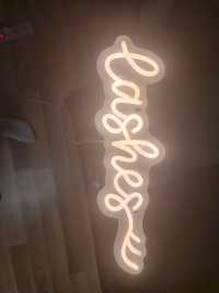 Lashes Led Neon sign