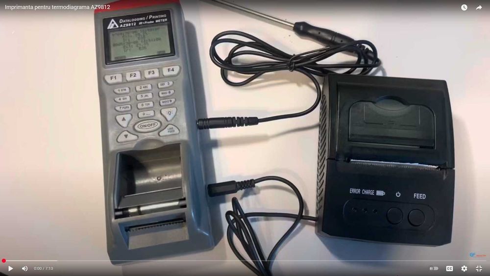 Imprimanta pentru termodiagrama AZ9812