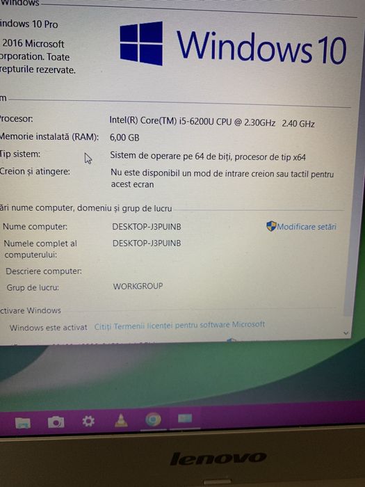 Laptop Lenovo Slim intel core i5,Tastatura luminata,Windows 10,1TB mem