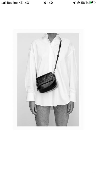 Продам черные сумочки от ZARA (размещено фото на 2 сумки)