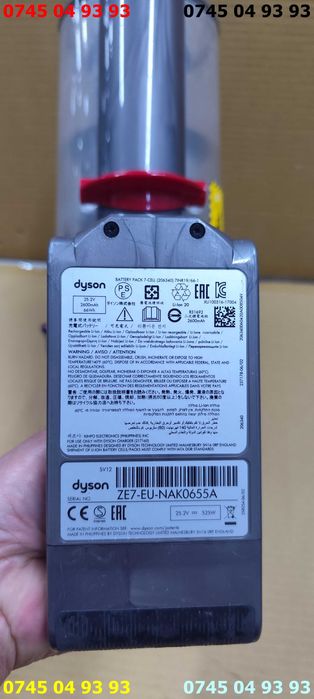 aspirator Dyson V10 acumulator bun se vinde ca in poze