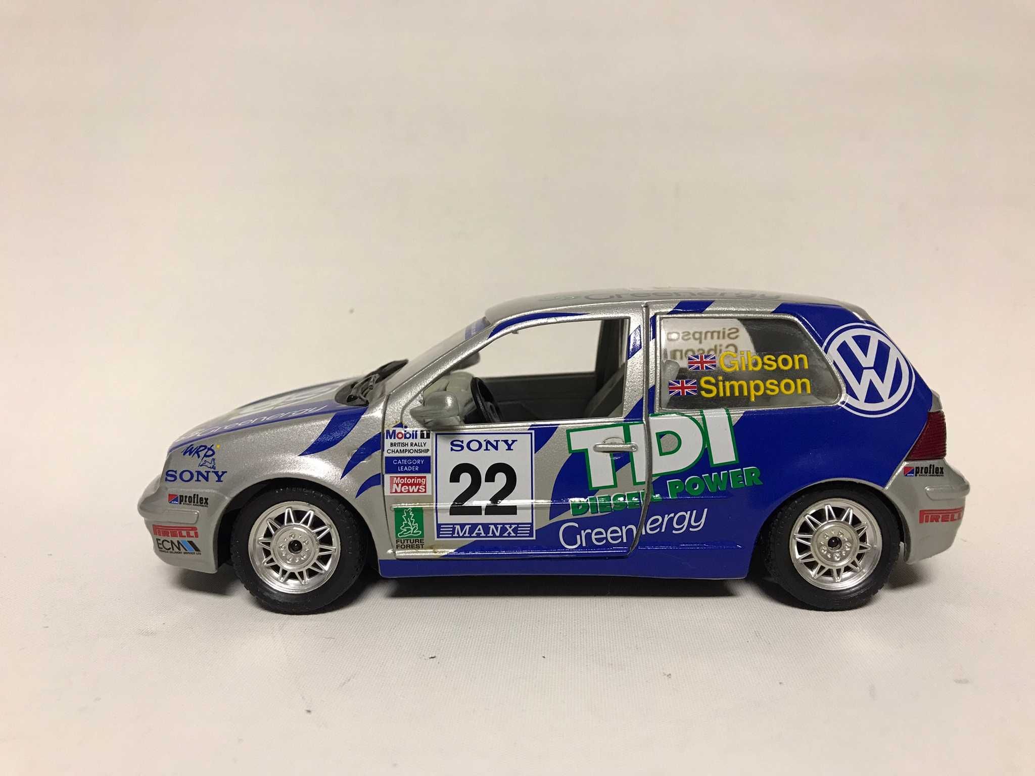 KIT Macheta VW Golf 4 Rally Burago 1/24