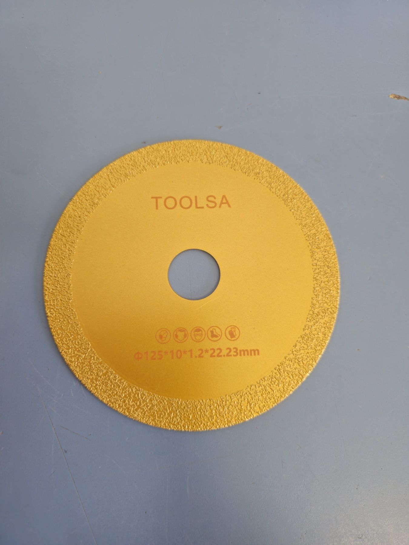 Диамантен диск 125мм за рязане на плочки фаянс теракот гранитогрес