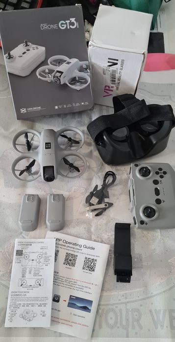 Drona GT3 + 2 acumulatori + ochelari VR noua