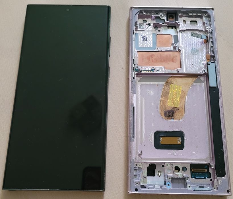 Display Samsung Galaxy S23 Ultra Negru Violet