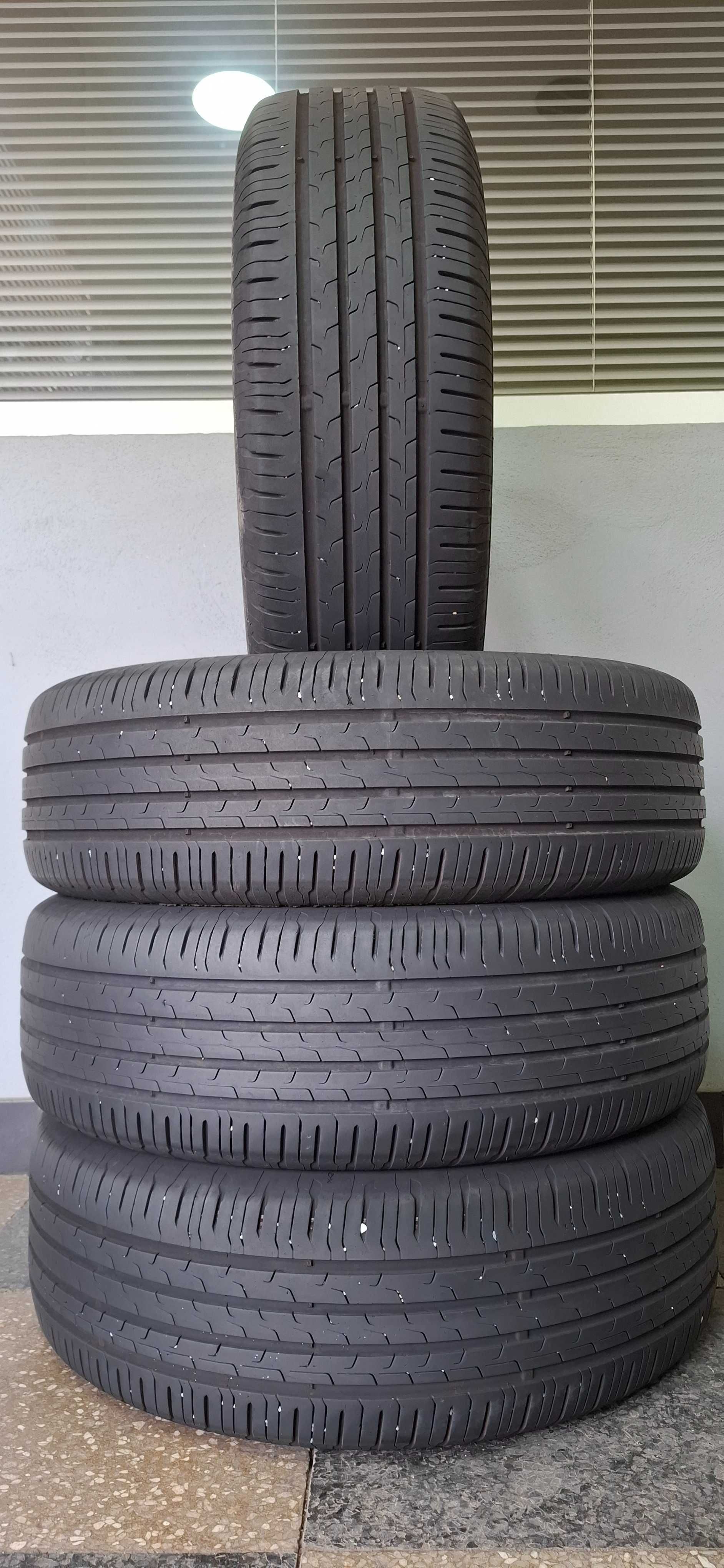 4бр. 215/65/16 Continental 5.5mm грайфер, дот 22г. Безплатен монтаж