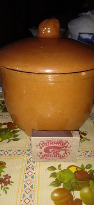 Глиняный горшочек новый