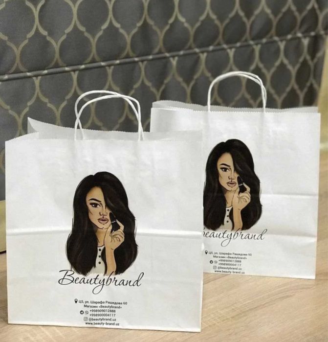 Брендированные Крафт пакеты ( от изготовителя )