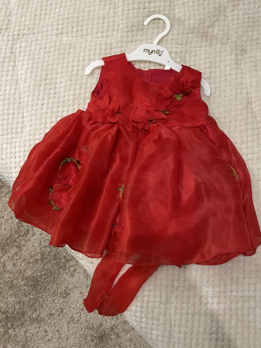 Червена Официална рокличка