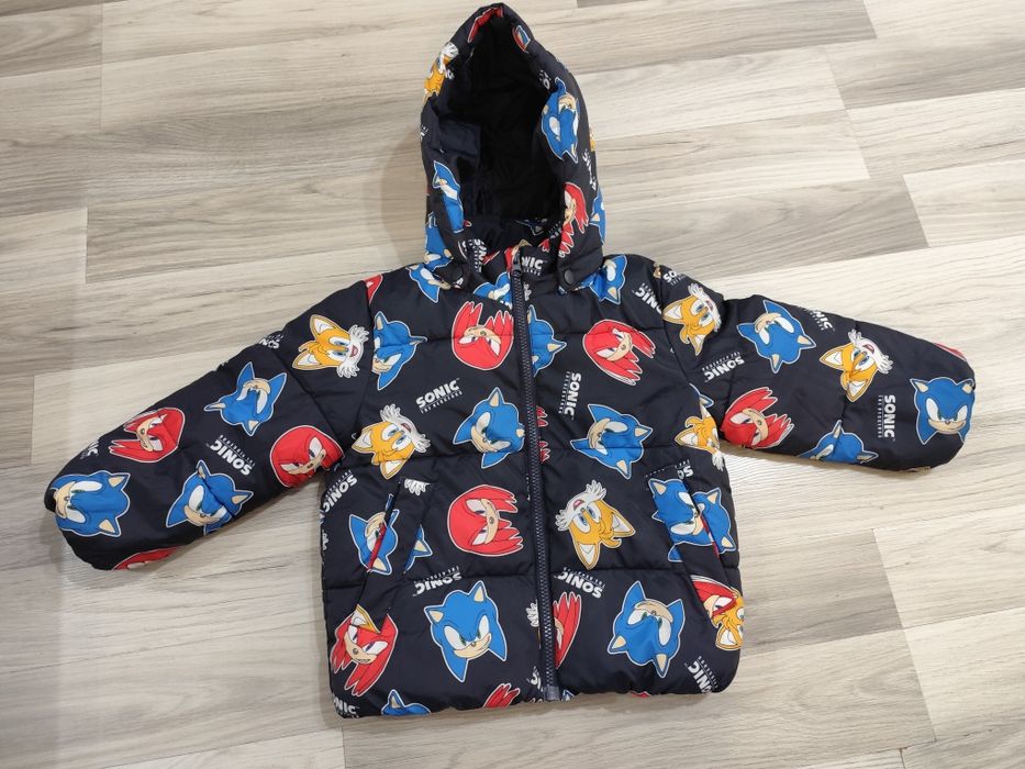 Geacă H&M tematica Sonic mărimea 2-4 ani