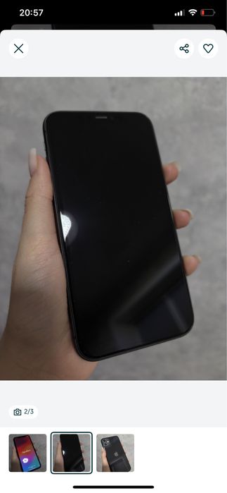 Iphone 11 в иделаным сос