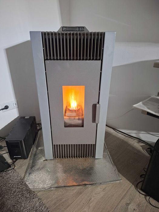 италианска пелетна печка, употребявана